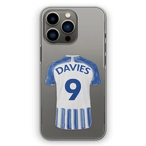 Personalised Initial Phone Case For Motorola G/OnePlus Football Clear Hard Cover - Picture 1 of 11