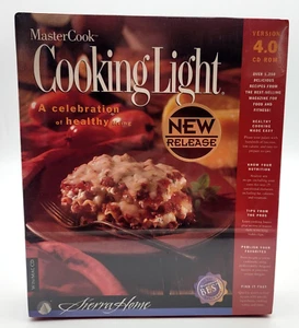 MasterCook Cooking Light Version 4.0 CD Rom for Windows and Mac Sealed - Picture 1 of 7