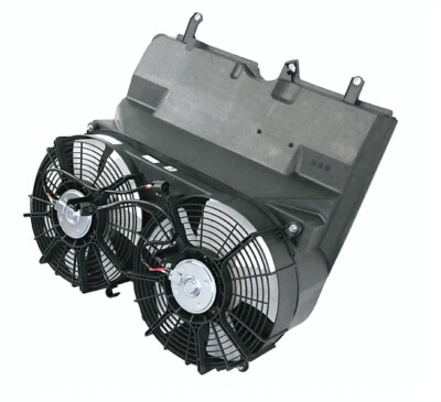 Twin Thermo Fan Setup For Toyota 200 Series Hiace Van 2005-On - image 1 of 2