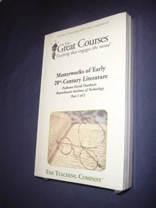 Teaching Co Great Courses TRANSCRIPTS MASTERWORKS EARLY 20th CENTURY LITERATURE - Picture 1 of 1