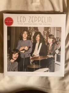 LED ZEPPELIN TEXAS INTERNATIONAL POP FESTIVAL, COLOURED DOUBLE VINYL LP, NEW - Picture 1 of 1