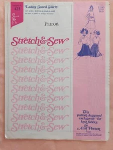 Stretch & Sew 425 Vintage Ladies Gored Skirts Pattern Size 30-46 - Picture 1 of 2