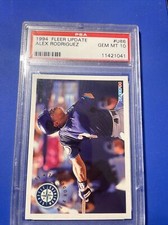 1994 FLEER UPDATE #U86 ALEX RODRIGUEZ PSA 10 GEM MINT RC ROOKIE MARINERS YANKEES