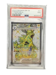 PSA 9 Pokemon TCG: Obsidian Flames - Tyranitar ex 211/197 - Picture 1 of 1