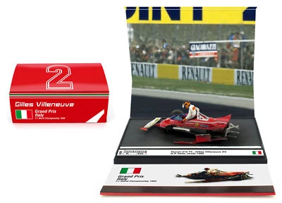Brumm AS62 Ferrari 312 T5 #2 Italian GP 1980 - Gilles Villeneuve 1/43 Scale - Image 1 of 3