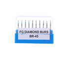 10Pcs/Box Dental Diamond Burs Drill For High Speed Handpiece Fg Series