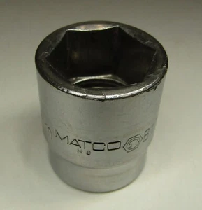*Matco Tools* 17mm 3/8" Drive *6 Point* Shallow Chrome Socket B17M6 - Picture 1 of 18