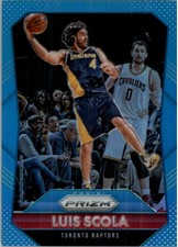 2015-16 Panini Prizm Prizms Light Blue Basketball Card #111 Luis Scola /199