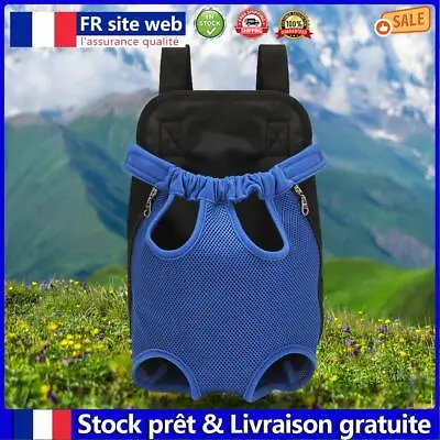 Cat Carrying Bag Breathable Mesh Dog Backpack For Small Dogs Cats (Dark Blue XL) • 12.36€