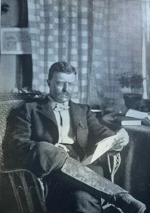 1903 Vintage Zeitschrift Illustration Präsident Theodore Roosevelt Reitkostüm - Bild 1 von 2