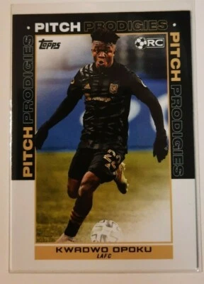 2021 Topps MLS Soccer KWADWO OPOKU RC Rookie Card #189 LAFC - Image 1 of 2