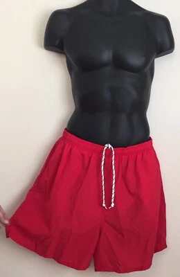 Cheetah Mervyns мужчин плавки ретро доска шорты коралл большой нейлон новый с Ярлыками новый из старых запасов винтажный - Изображение 1 из 4