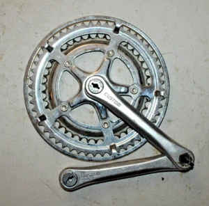 SR Custom Crank Set Silver 170mm 42/51T BCD114 5Bolt Japan JIS Road USA Shipper! - Picture 1 of 18