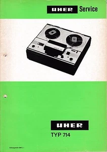 Manual de servicio instrucciones para Uher 714 - Imagen 1 de 1