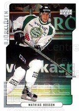 2000-01 Swedish Upper Deck #26 Mathias Bosson