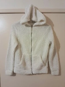 Maloola Delphine Sweatshirt Zip Up Hooded Size 8 NWT Cream - Picture 1 of 4