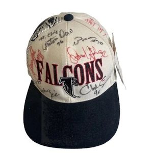 Vintage Atlanta Falcons Mütze Sports Specialties handsigniert Neu mit Etikett 90er verstellbar - Bild 1 von 11
