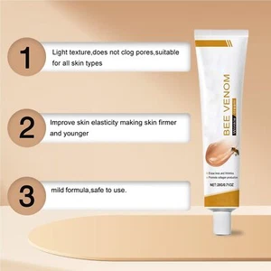 2PCS Bee Venom Wrinkle Removal Cream, Anti-Aging Bee Venom Face Cream Moisturise - Picture 1 of 7
