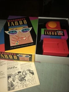 1991 MB Celebrity Taboo Game Replacement Part Questions Cards Deck  - Party - Picture 1 of 2