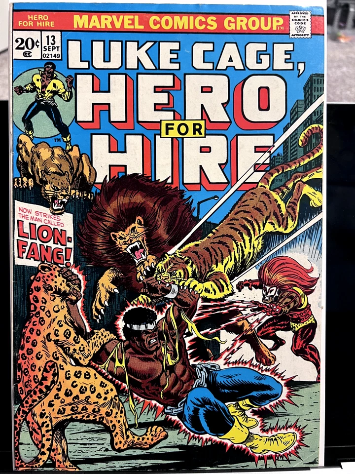 Luke Cage Hero For Hire #13 G/VG Lion Fang - Image 1 of 1