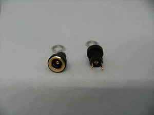 Paquete de 2 PC 3A 12V fuente de alimentación conector de CC puerto enchufe hembra 2 pines 5,5 x 2,1 mm - Imagen 1 de 12