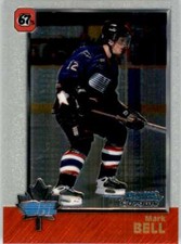 1998-99 Bowman Chrome CHL Hockey Card Mark Bell #36 Tw562