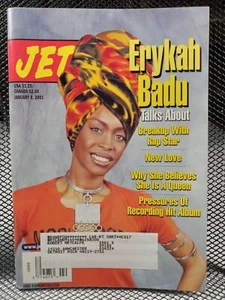 Erykah Badu New Love Breakup Racial Black Americana JET Magazine Jan 8 2001 - Picture 1 of 1