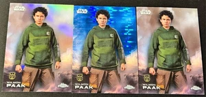 2025 Topps Chrome Star Wars Blue Pulsar Wilmon Paak Debut Refractor #192 Andor - Picture 1 of 2
