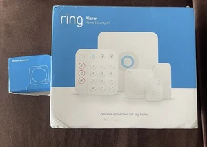 New Ring Alarm 9 Piece Kit 2nd Generation Home Security System White - Picture 1 of 3