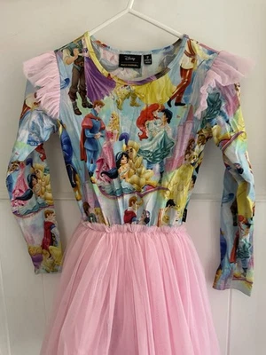 Rock Your Kid RYK Disney Princess Dress Frill Tulle Tutu Dress 7 Worn Once - image 1 of 4