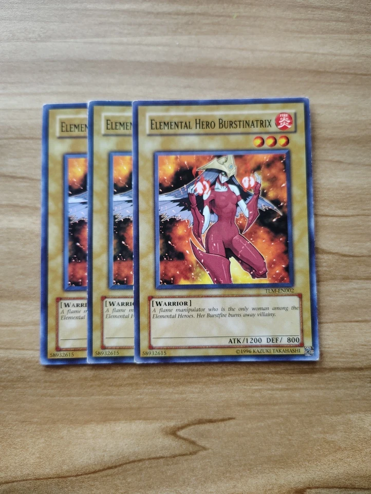 Yu-Gi-Oh! - Elemental Hero Burstinatrix 3X  - Full Playset - Image 1 of 1