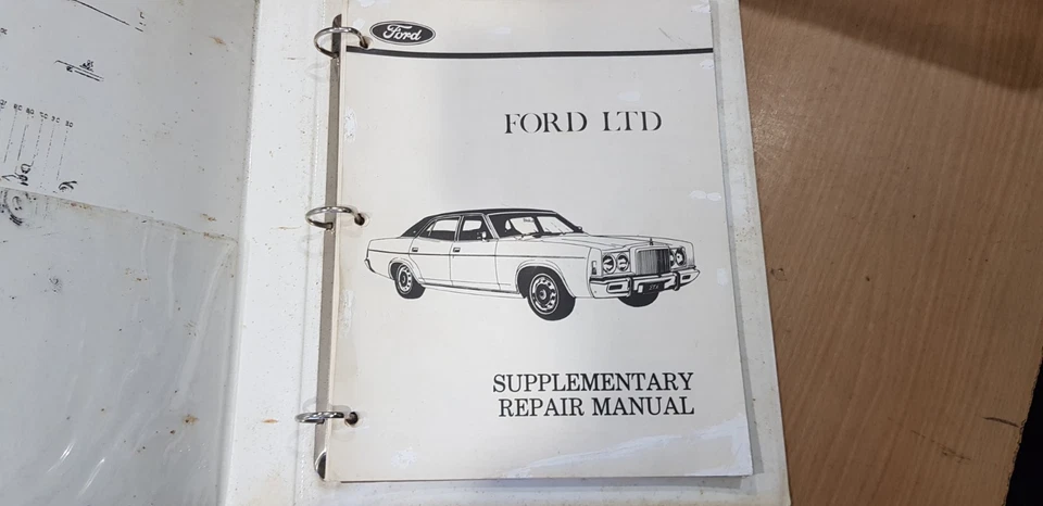 FORD LTD SUPPLEMENT MANUAL FOR ZH FAIRLANE  VERY GOOD ORDER - image 1 of 4