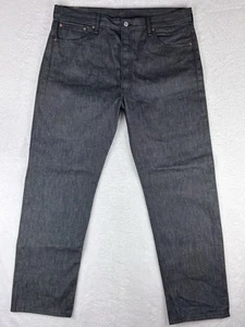 Jeans para hombre Levi's 501 XX gris oscuro denim con botones talla 38x32 - Imagen 1 de 16