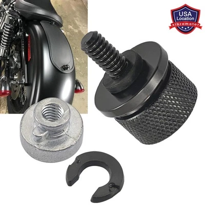 Tuerca de tornillo de perno para asiento de guardabarros trasero para Harley Touring Street Glide Road King Glide Foto 1 de 4