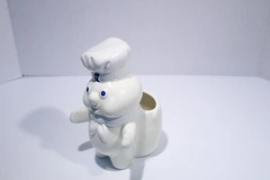 Pillsbury Doughboy Flour Sack Planter/Utensil Holder 1988 Benjamin Medwin Inc - Imagen 1 de 11