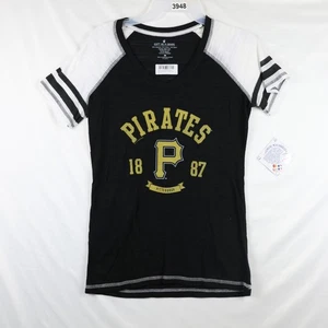 Camiseta de los Piratas de Pittsburgh para mujer pequeña MLB béisbol 1887 suave como una uva - Imagen 1 de 8