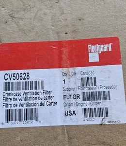 NEW Fleetguard CV50628 Crankcase breather system filter box has issues FREE SHIP - Bild 1 von 5