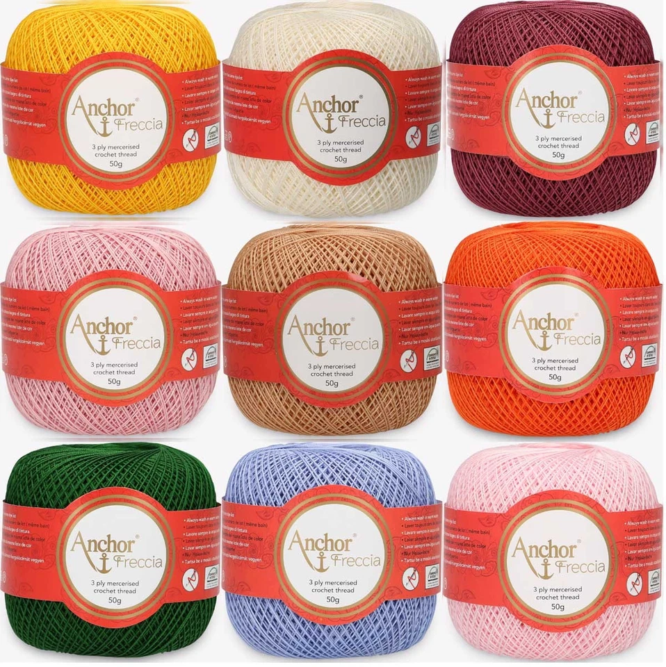 Anchor Freccia 16 – Feines Baumwollgarn für filigranes Häkeln