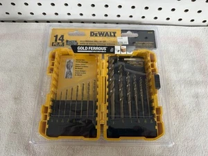 DeWalt DW1169 14PC Pilot Point® Drill Bit Set No Spin Shank w/ Carrying Case - Picture 1 of 2