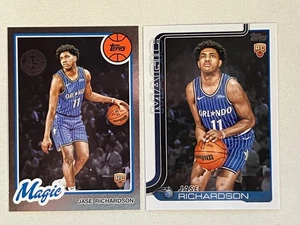 2025-26 Topps Basketball Jase Richardson RC + 45th Anniversary Orlando Magic - Picture 1 of 2