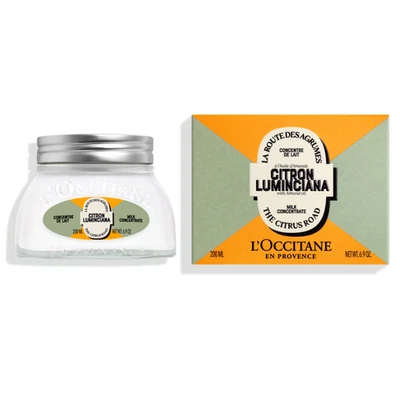 L'Occitane Almond Body Cream Citron Luminciana Milk Concentrate 200ml - image 1 of 3