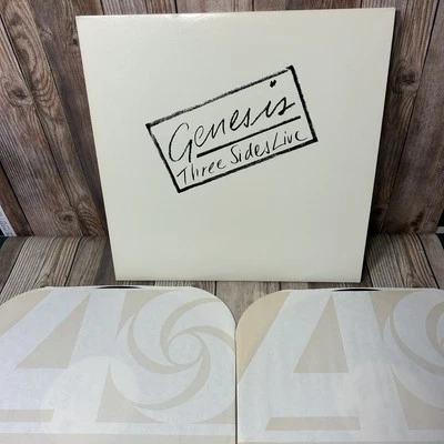 Three Sides Live GENESIS DOUBLE VINYL LP ALBUM 1982 ATLANTIC RECORDS  - Image 1 of 4