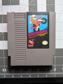 NES Nintendo Excitebike 3 Screw Cart + Game Manual, Mint