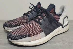 Adidas Ultraboost 2019 Running Shoes Black White Orange G27519 Mens Size 10.5 - Picture 1 of 11