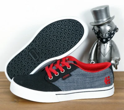 Etnies Skate Shoes Jameson 2 Eco Kids Black Red Grey - Image 1 of 3