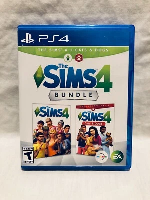The Sims 4 and Cats & Dogs Bundle Collection (Sony Playstation 4, 2018) PS4 - Image 1 of 4