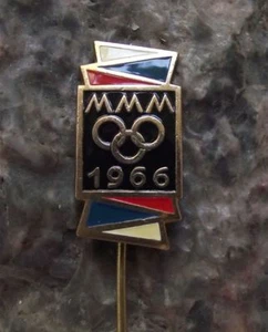 1966 Slovakia International Marathon Running Race MMM Kosice Athletics Pin Badge - Picture 1 of 2