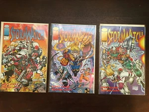 StormWatch, Issues 1, 2, 3, Image, NF, 1993 Jim Lee Covers - Picture 1 of 4