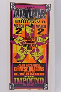 THE LOVEMASTERS FEATURING BOOTSEY X 1996 MARK ARMINSKI HANDBILL FLYER - Picture 1 of 4