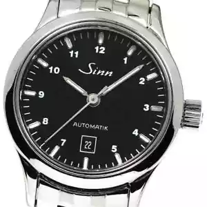 Sinn 456 Date Automatic Wrist Watch Ladies Accessories Auth USED #O1298 - Picture 1 of 6